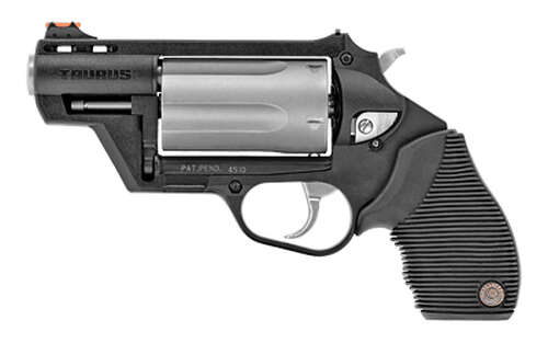 Handguns Taurus USA Judge 410Bore TAURUS PUB DEF 45/410 2.5" 5R BK/SLV